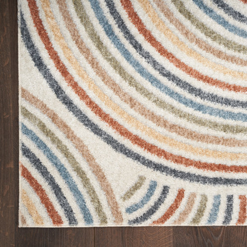 Wade Logan® Aramus Abstract Machine Woven Polyester Rug & Reviews Wayfair
